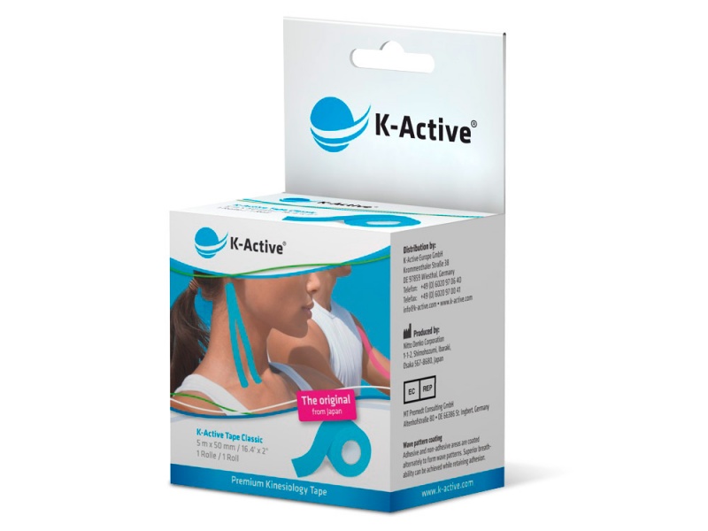 K-Active Tape Classic 5cmx5m - BLAU