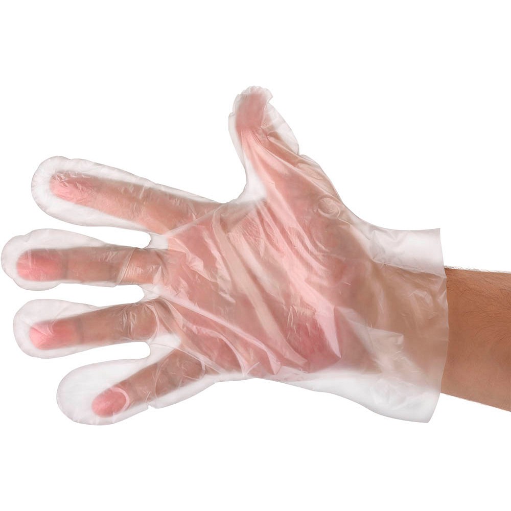 Einmalhandschuhe transparent Größe L 100 St.