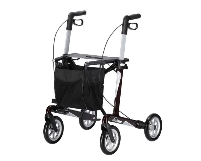 Rollator vital carbon plus 54, saphirblau