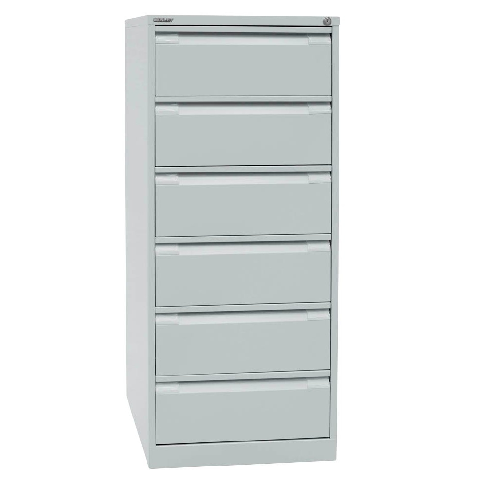 BISLEY Karteischrank grau 50x62x132cm (abschließbar)