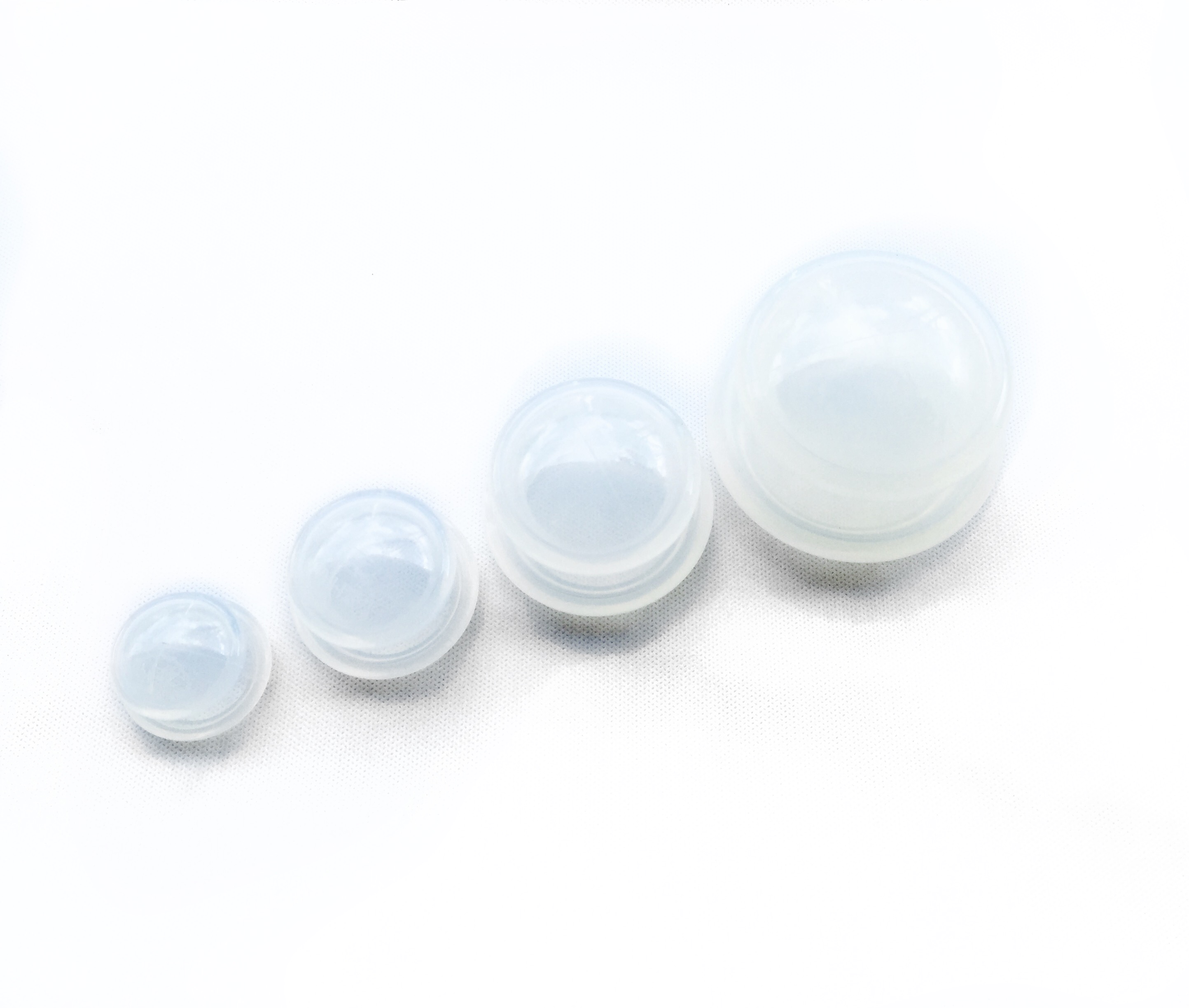 Schröpfset Silikon Schröpfglas Schröpfen Schröpfkopf BPA-frei Schröpf-Cups SET TRANSPARENT
