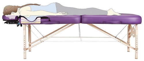 Mobile Massageliege INFINITY® Conforma VIOLETT