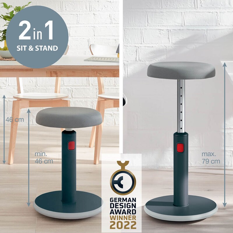 LEITZ Hocker Ergo Cosy grau