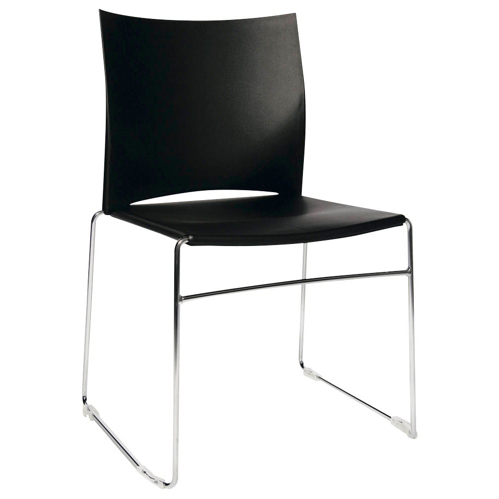 4 Stück W-Chair Besucherstühle