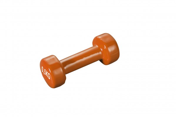 Vinyl Hantel 0,5kg orange