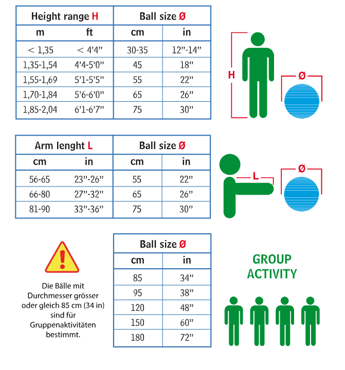 Gymnic OPTI BALL Ø 65 cm