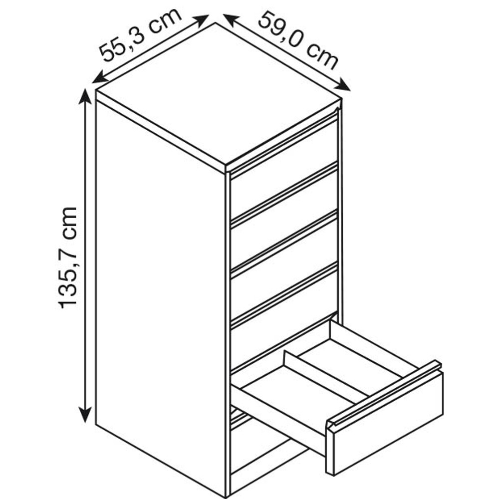 CP Karteischrank weiß 55,3x59x135,7cm (abschließbar) CP Karteischrank weiß 55,3x59x135,7cm (abschließbar)