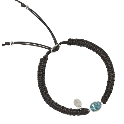 Armband " Makramee" Topas blau Armband " Makramee" Topas blau