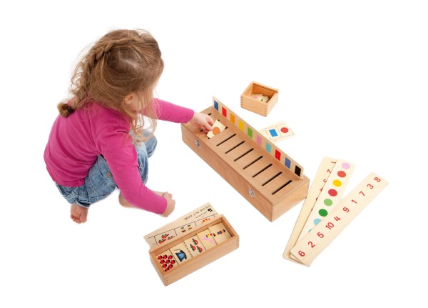  Color Slit Game Sortierkasten