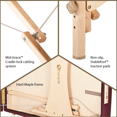 Mobile Massageliege Harmony mit Reiki-Option CREME Mobile Massageliege Harmony mit Reiki-Option SCHWARZ