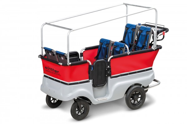 E-Turtle Kinderbus Basic für 6 Kinder (mit Elektromotor)