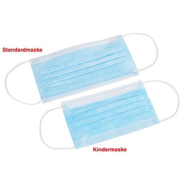 HYGISUN® medizinischer Mundschutz für Kinder - 50 Stück HYGISUN® medizinischer Mundschutz für Kinder - 50 Stück