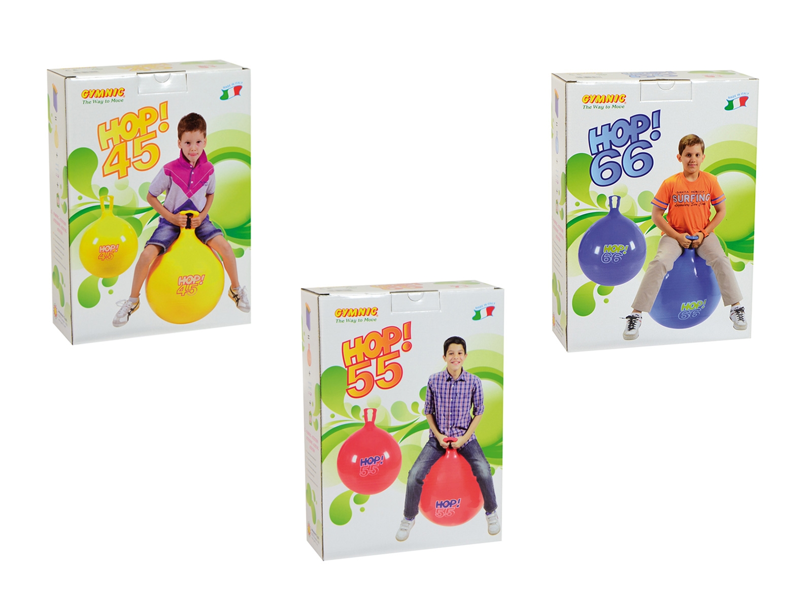 Gymnic HOP Hüpfball Ø 55 cm rot