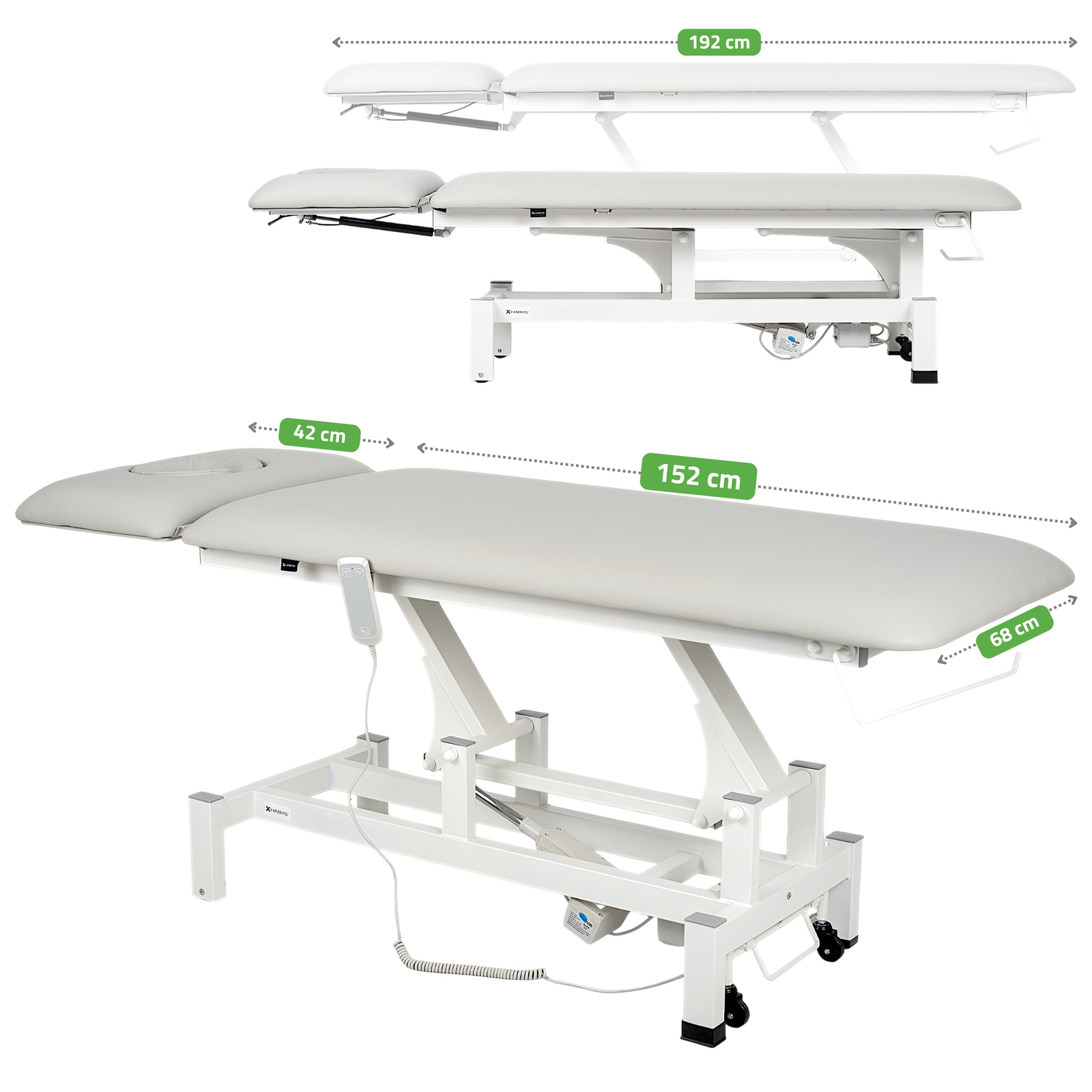 Fortis 2 ERGO Behandlungstisch - Hellgrau