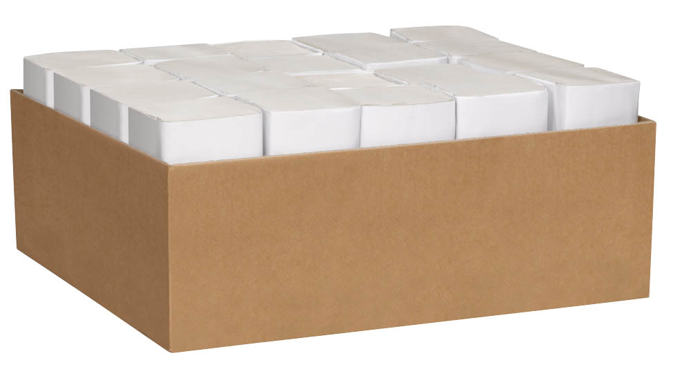 Papierhandtücher Naturell Zick-Zack-Falzung 1-lagig