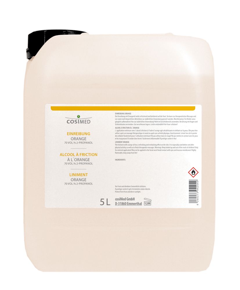 cosiMed Einreibung Orange (70 Vol.% 2-Propanol) 5 Liter