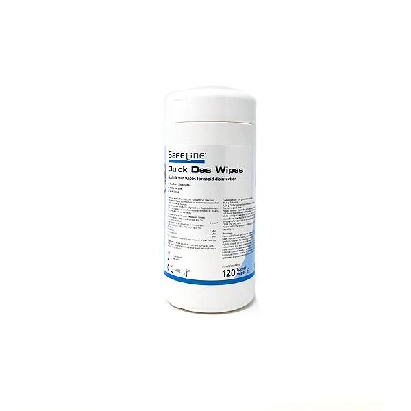Quick Des Wipes Flächen-Desinfektionstücher 120 Blatt Quick Des Wipes Flächen-Desinfektionstücher - Dose 120 Blatt