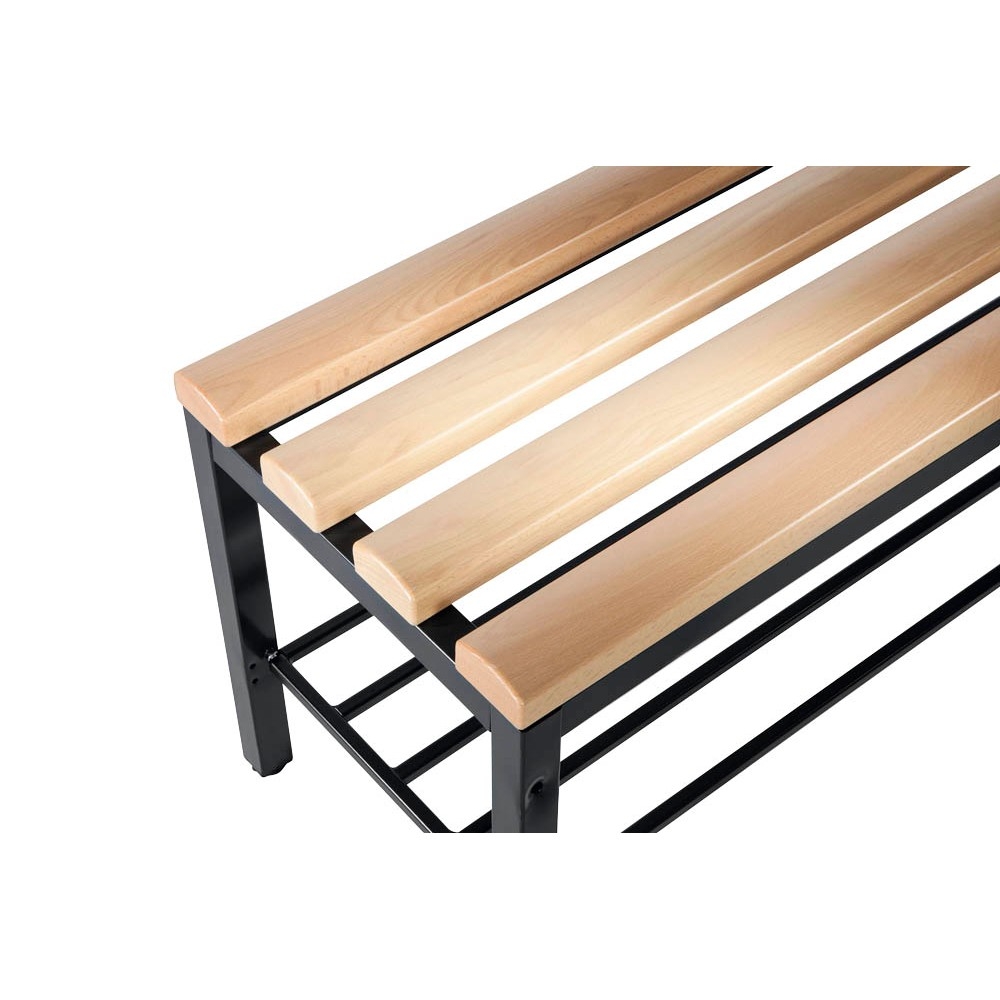 CP Basic Garderobenbank buche CP Basic Garderobenbank buche 100cm mit Schuhrost