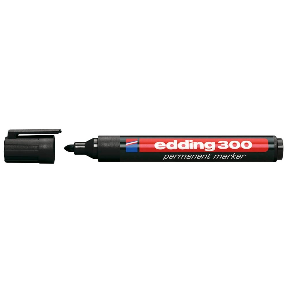 10 edding 300 Permanentmarker schwarz