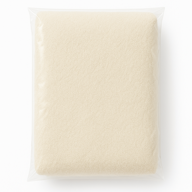 KNEER Flausch-Frottee Liegenbezug 75/190 - 85/200 cm NATUR