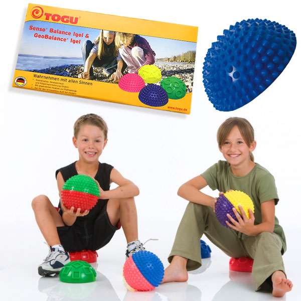 TOGU SENSO BALANCE IGEL 2er-SET 16cm BLAU