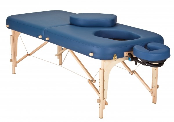 Mobile Massageliege Spirit mit Schwangerenoption CREME (76cm)