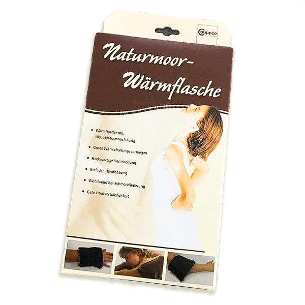 Couppée Naturmoor Wärmeflasche Wärmeträger für zu Hause 100% Naturmoor Couppée Naturmoor Wärmeflasche
