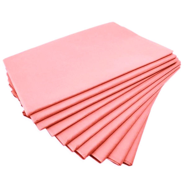 Waschfaserlaken "PP70" 80x210cm 10er Pack - ROSA