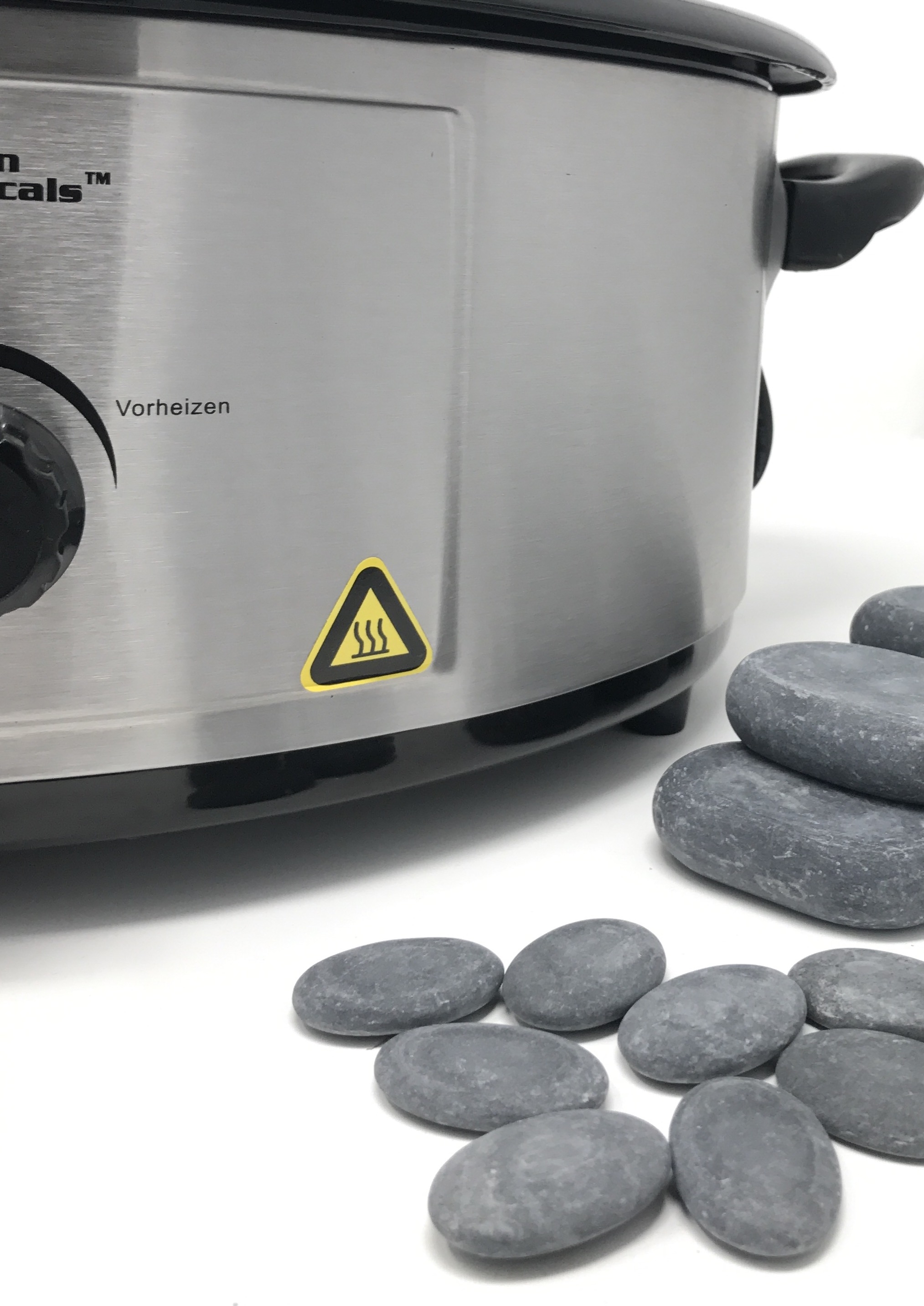 Hot-Stone-Set Wärmegerät & 23 Steine