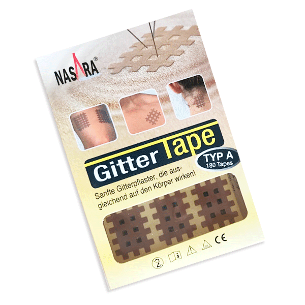 Nasara Gittertape CROSS-TAPE TYP A (180 Stück)