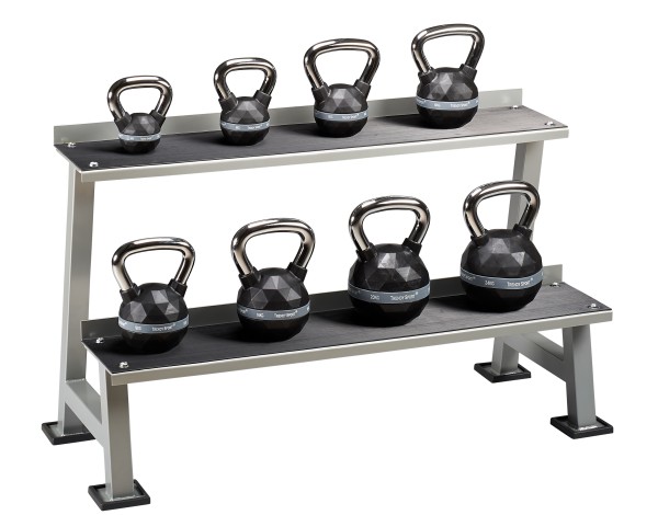 1-24 Kg Exklusiv Kettlebell Set inkl. Kettlebell Rack