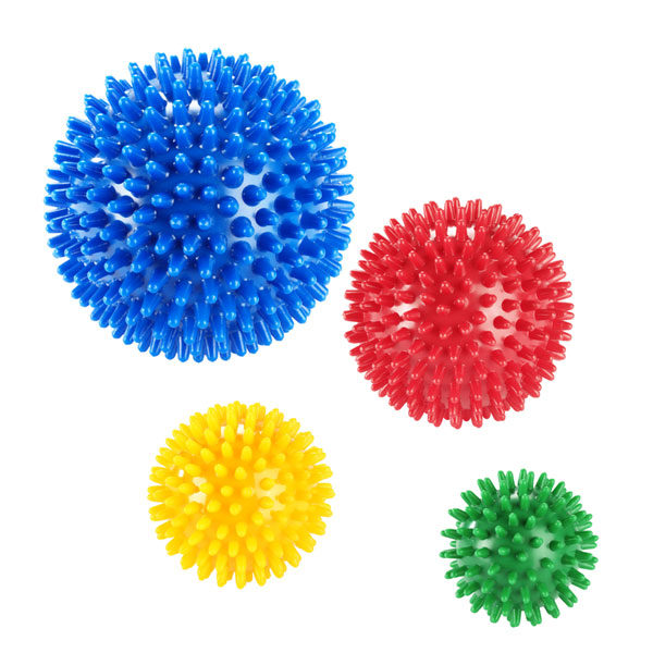 Trendy Theraball Therapieball Igelball SET Igelball SET (gelb,grün,rot,blau)