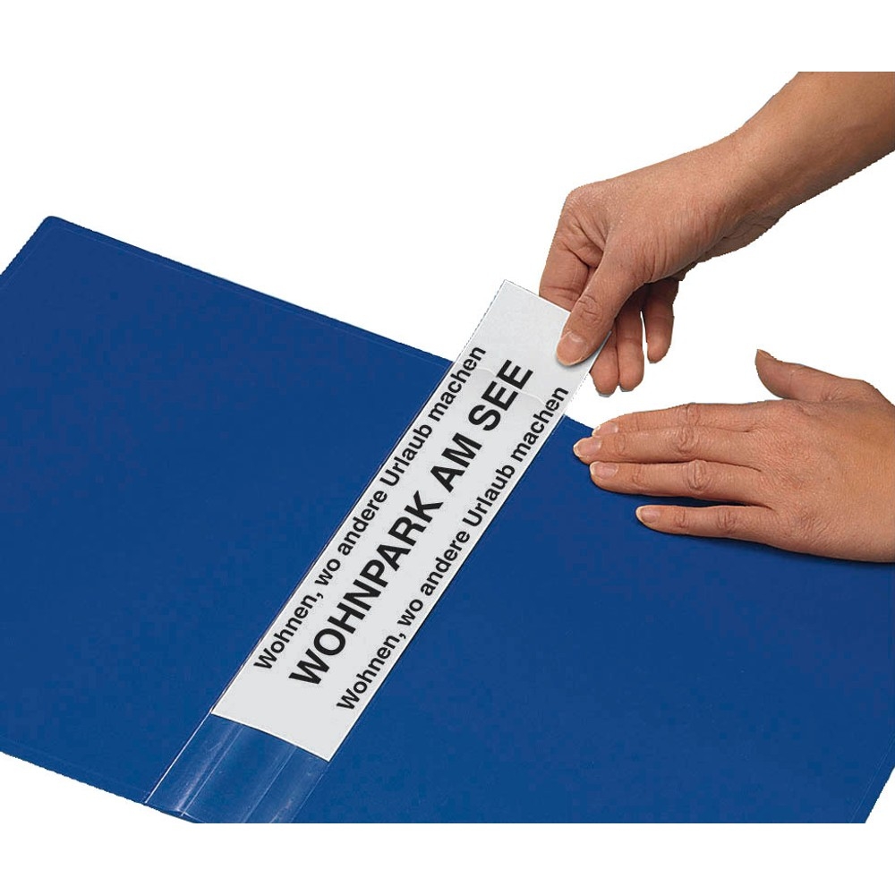 Sichtbuch blau mit 40 Hüllen 