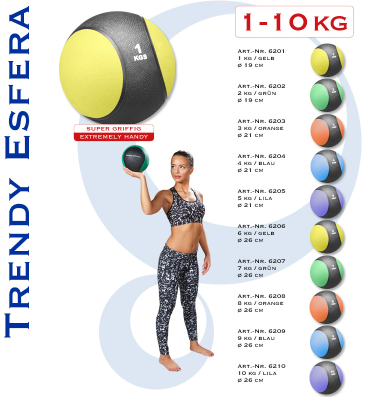 Esfera Medizinball 9kg