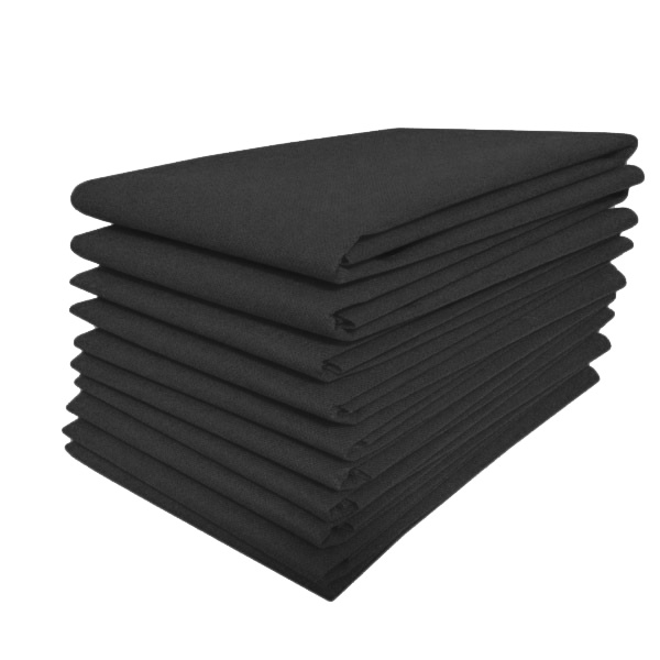 Auflage für Behandlungsliege Waschfaserlaken schwarz waschbar - Physiofit24 - TATTOO STUDIOS Waschfaserlaken "PP70" 80x210cm 10er Pack - SCHWARZ
