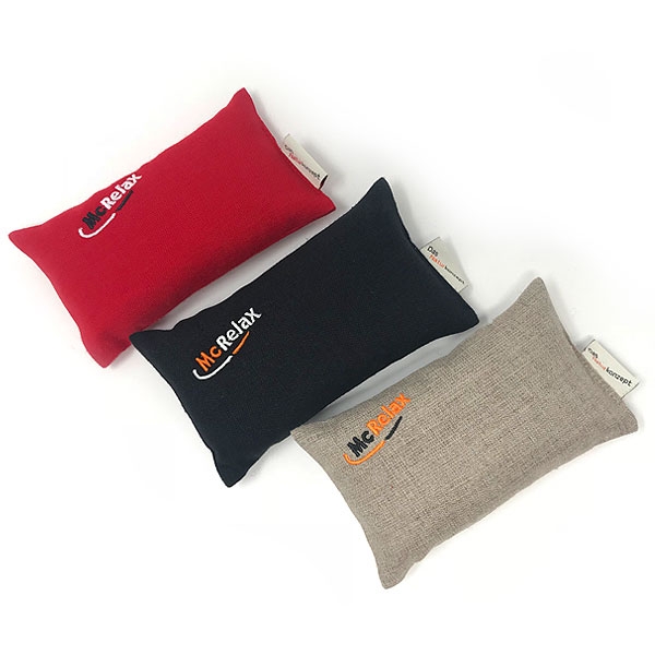 McRelax Handballenauflage Mauskissen Bio-Hirsekissen 10x16cm McRelax ® Mauskissen Hirse - ROT