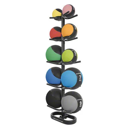 Medizinball-Set 11-tlg., 1-10 kg inkl. Ständer