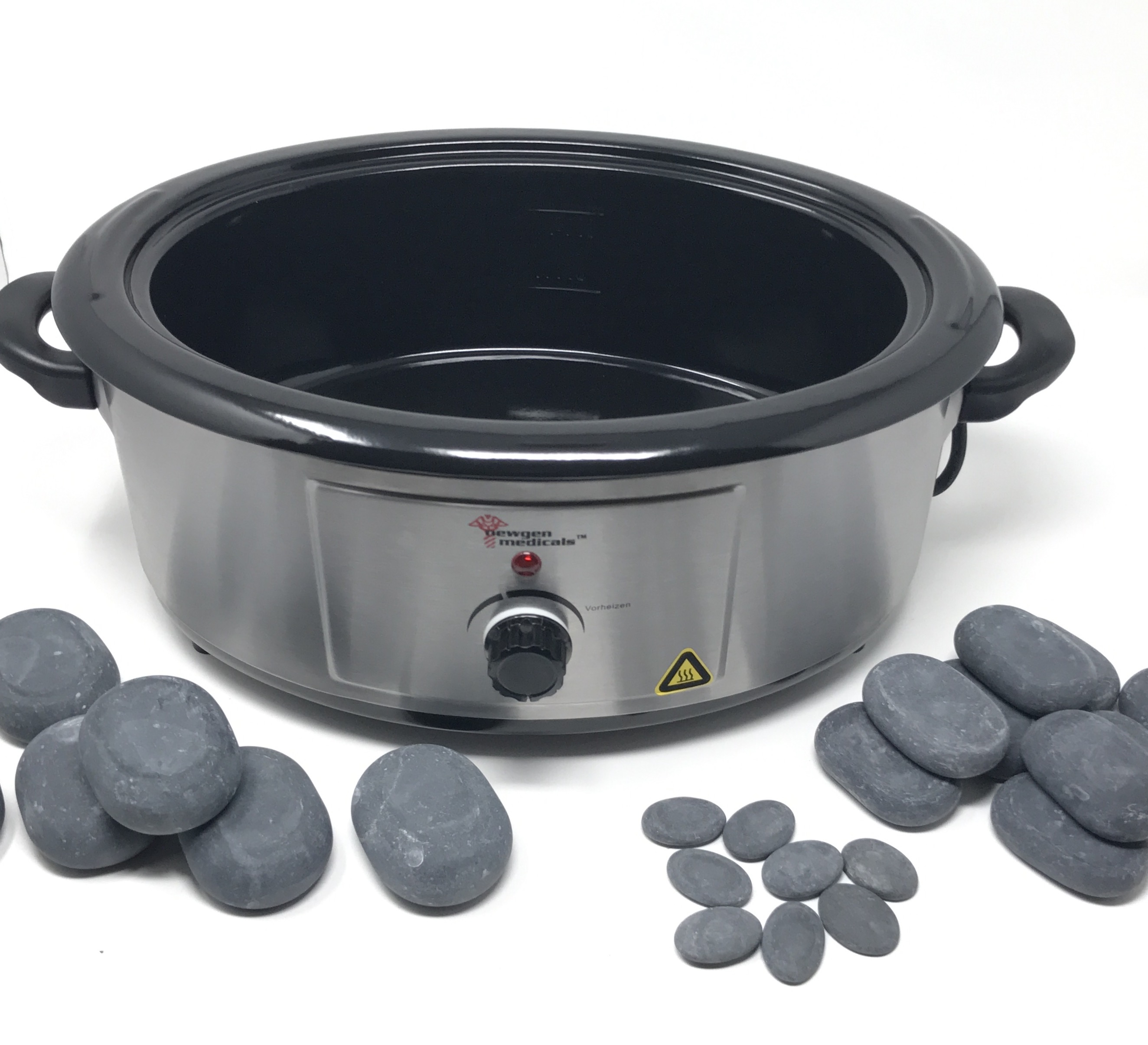 Hot-Stone-Set Wärmegerät & 23 Steine