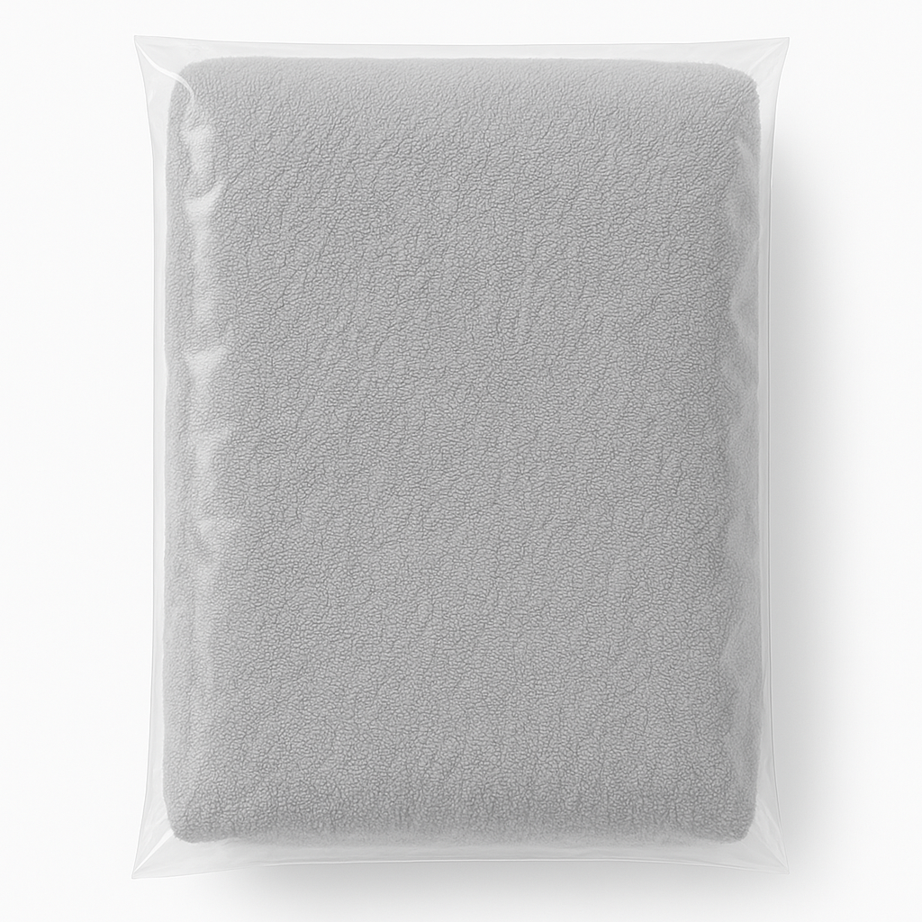 KNEER Flausch-Frottee Liegenbezug 75/190 - 85/200 cm PLATINGRAU