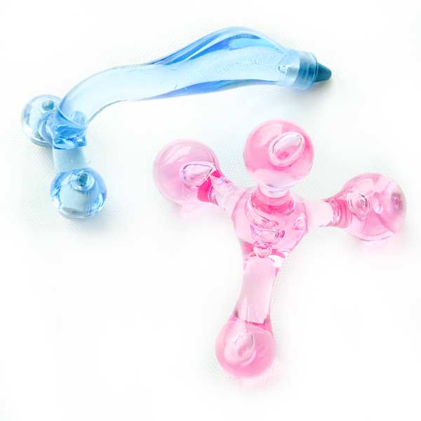 Massagetool Set blau & pink 