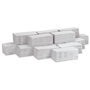 Papierhandtücher Naturell Zick-Zack-Falzung 1-lagig