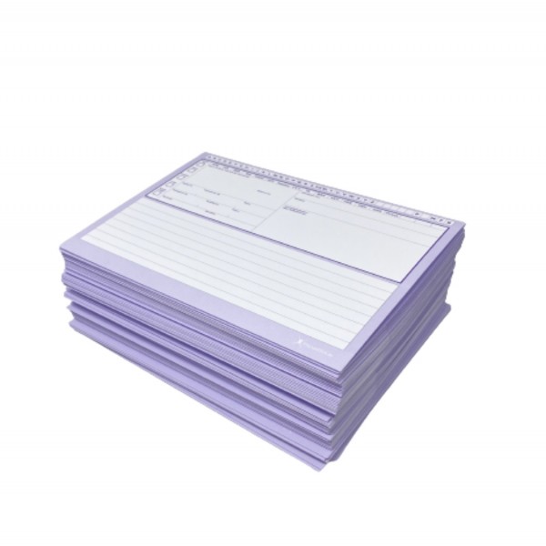 Patientenkarteikarten 200 Stück A5 (170g/m2) VIOLETT NEUTRAL