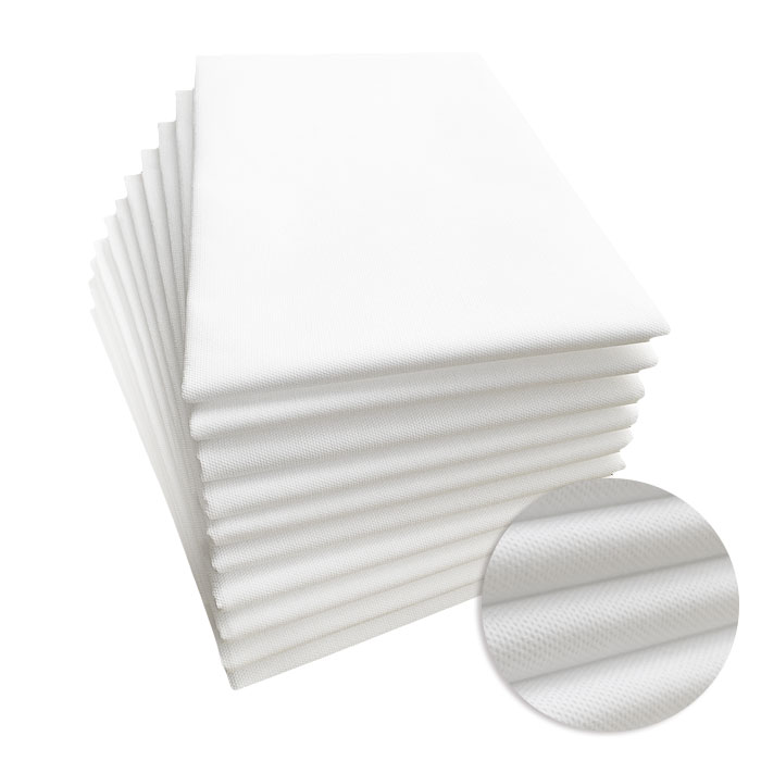 XXL Waschfaserlaken "PP70" 160x210cm 10er Pack - weiß