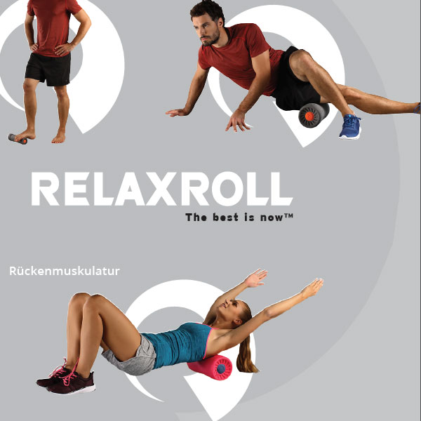 Relaxroll MaxiRoll Faszien-Rolle (made in germany) Faszientraining Relaxroll MaxiRoll