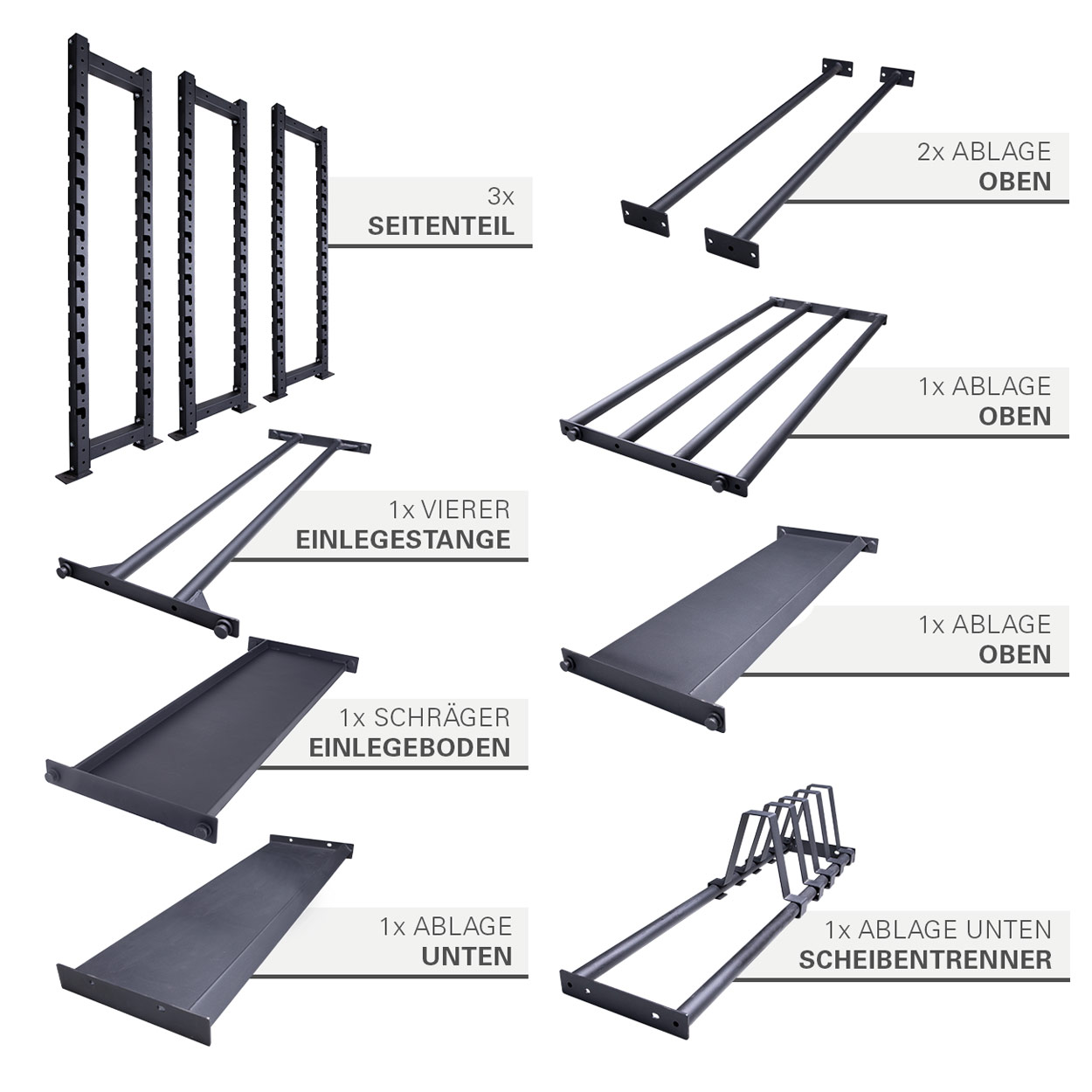 Multi Storage Rack Basis + Olympia Aufbewahrungsregal