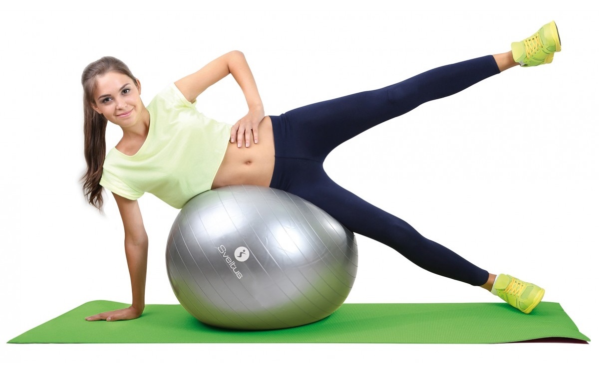 Sveltus fitnessball 75 cm lila Sveltus fitnessball 75 cm lila