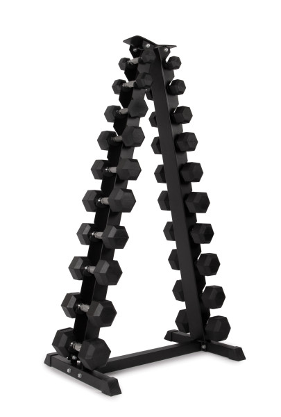 1-10 Kg Hex Hantel Set inkl. Rack