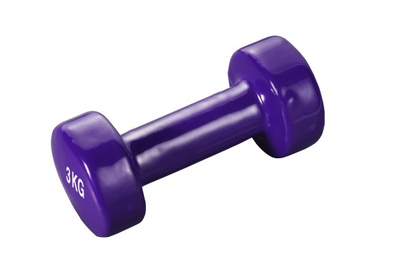 Vinyl Hantel 3,0kg lila