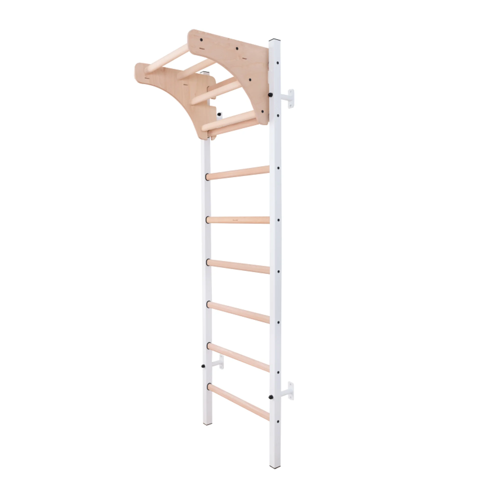 BenchK® Sprossenwand 211 mit Klimmzugbügel - Weiß