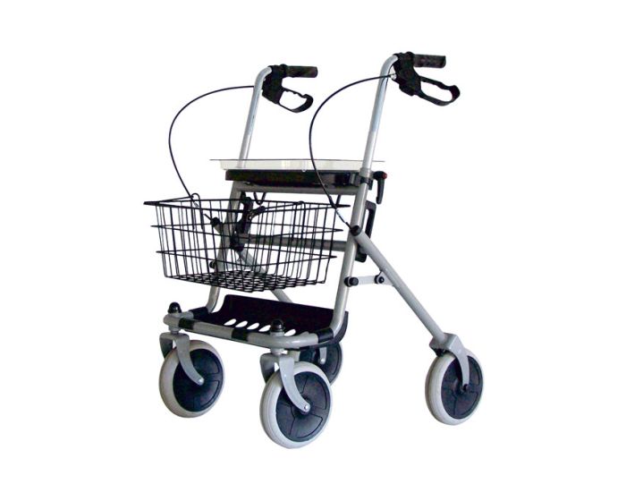 Rollator Standard mit Stockhalter und Kunststoffeinsatz